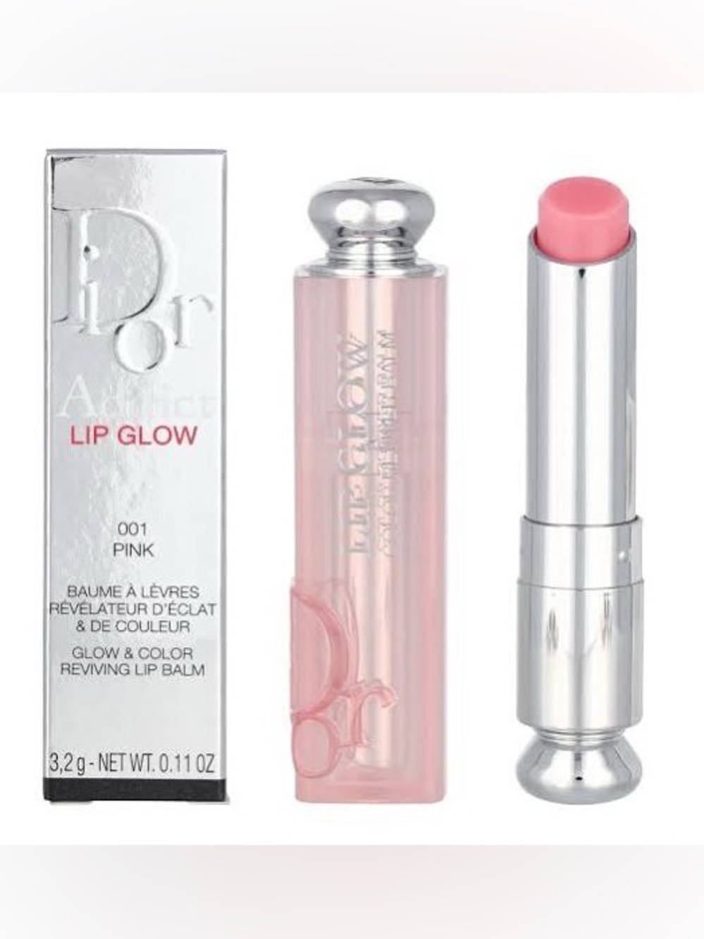 Dior Addict Lip Glow Lip Glow 001 Pink NWT